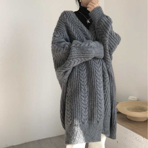 women's knits & tees retro twist cardigan jacket fall/winter 2021 middle knit sweater fashion thicker korean loose outer wear, White
women's knits & tees retro twist cardigan jacket fall/winter 2021 middle knit sweater fashion thicker korean loose outer wear, White
