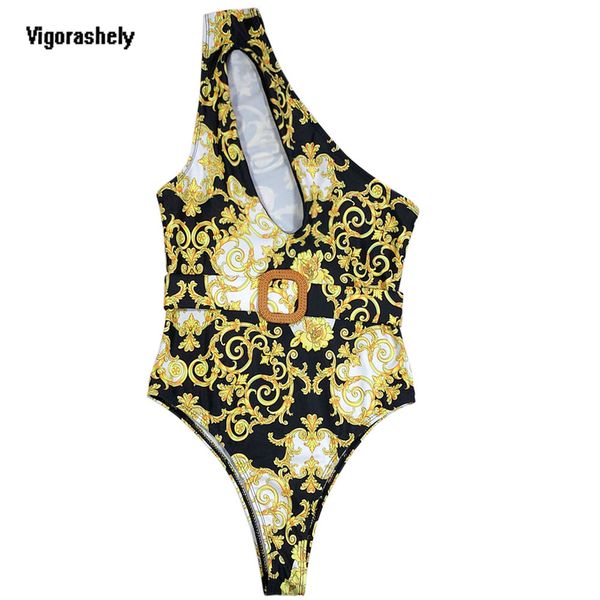 vigorshely one shoulder swimwer women vintge print swimsuit femle 2021 belt monokini bthing suit swim wer, White;black
vigorshely one shoulder swimwer women vintge print swimsuit femle 2021 belt monokini bthing suit swim wer, White;black