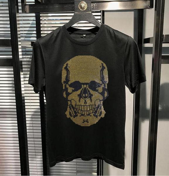 men's t-shirts summer men shirt rhinestones mens short sleeve casual designer tshirt, White;black
men's t-shirts summer men shirt rhinestones mens short sleeve casual designer tshirt, White;black