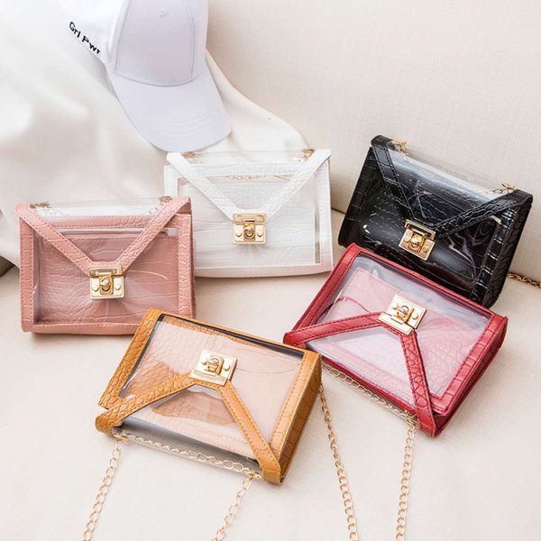 new 2021 small pure color transparent women's messenger korean chain mini girl's bag
new 2021 small pure color transparent women's messenger korean chain mini girl's bag