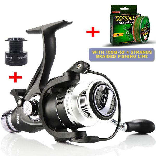baitcasting reels baitfeeder spinning reel fishing 5.2:1 9+1 high power stainless ball bearings 33lb drag double spool carp pesca
baitcasting reels baitfeeder spinning reel fishing 5.2:1 9+1 high power stainless ball bearings 33lb drag double spool carp pesca