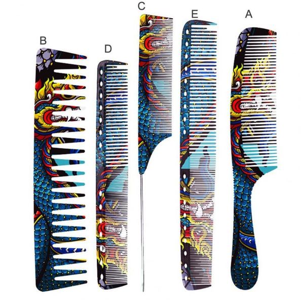 hair brushes dragon cutting comb heat resistant waterproof professional styling pointed tail for salon household dye, Silver
hair brushes dragon cutting comb heat resistant waterproof professional styling pointed tail for salon household dye, Silver