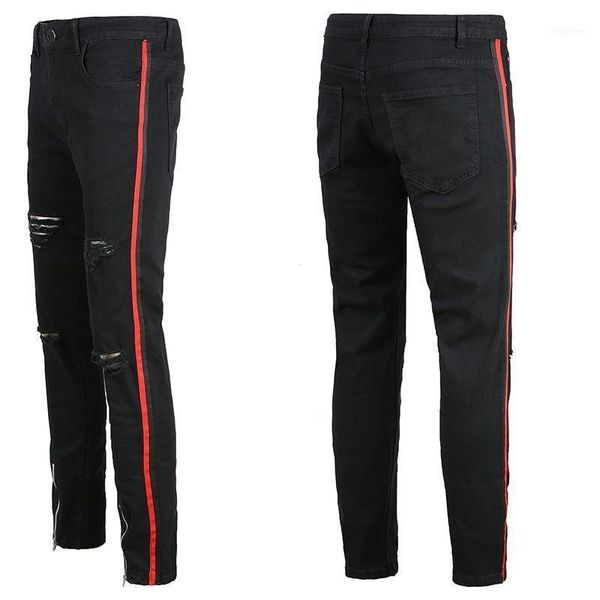 men's jeans lightweight retro fashion pants stretch distressed fall 2021 design men slim fit elastic1, Blue
men's jeans lightweight retro fashion pants stretch distressed fall 2021 design men slim fit elastic1, Blue
