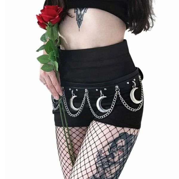 belts gothic punk hip hop metal belt pu leather chain streetwear dark moon goth dance individual for women fashion, Black;brown
belts gothic punk hip hop metal belt pu leather chain streetwear dark moon goth dance individual for women fashion, Black;brown