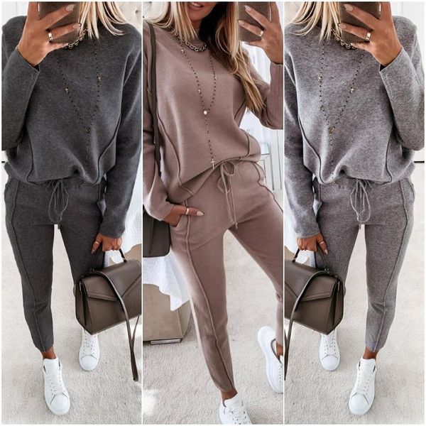 women's tracksuits valentine's day spring home wear casual women mock neck two piece sets plain long sleeve & drawstring pants set, Gray
women's tracksuits valentine's day spring home wear casual women mock neck two piece sets plain long sleeve & drawstring pants set, Gray