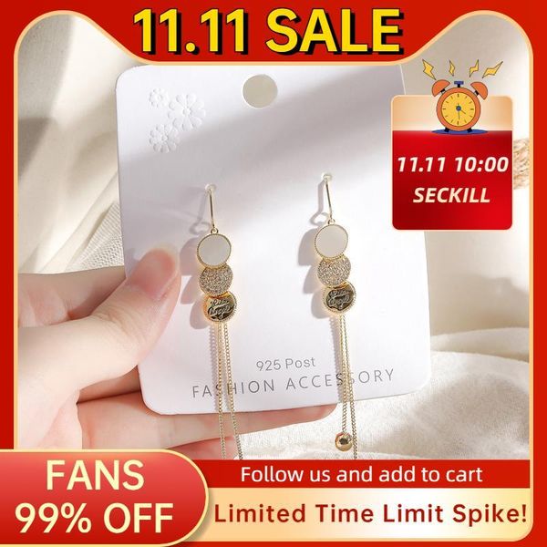 dangle & chandelier 11.11 sale 2021/11/11 anenjery 0:00 fans exclusive 99% off seckill three disc letter long tassel earrings s-e1240, Silver
dangle & chandelier 11.11 sale 2021/11/11 anenjery 0:00 fans exclusive 99% off seckill three disc letter long tassel earrings s-e1240, Silver