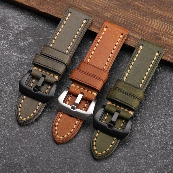 watch bands hand-folded leather watchband 20 22 24 26mm italian layer cowhide, matte bracelet suitable for pam, Black;brown
watch bands hand-folded leather watchband 20 22 24 26mm italian layer cowhide, matte bracelet suitable for pam, Black;brown