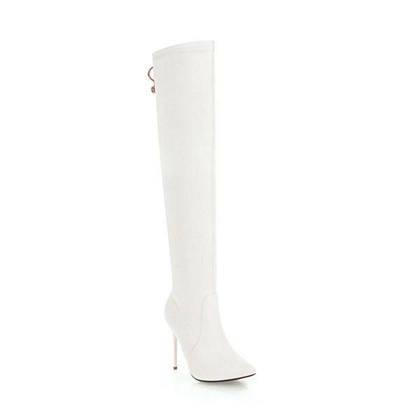 boots qplyxcoplus size 34-46 women's over the knee pointed toe autumn winter stiletto high heels shoes thigh woman, Black
boots qplyxcoplus size 34-46 women's over the knee pointed toe autumn winter stiletto high heels shoes thigh woman, Black