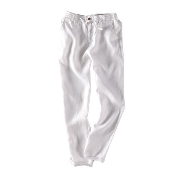 100%linen men casual pants solid white straight breathable fashion comfortable full length male trousers summer loose clothing 210715, Black
100%linen men casual pants solid white straight breathable fashion comfortable full length male trousers summer loose clothing 210715, Black