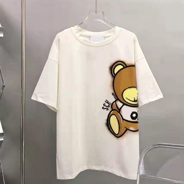 t shirt 21 spring and summer fashion brand bear spray printing age reduction lovely fresh comfortable breathable couple short sleeve, White
t shirt 21 spring and summer fashion brand bear spray printing age reduction lovely fresh comfortable breathable couple short sleeve, White