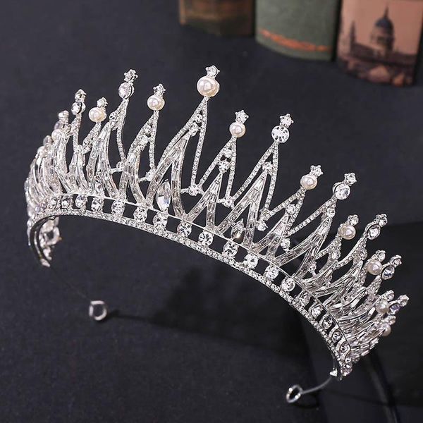 high fashion gold/silver color crystal pearls tiaras and crowns princess diadem bride noiva wedding hair jewelry accessories, Golden;silver
high fashion gold/silver color crystal pearls tiaras and crowns princess diadem bride noiva wedding hair jewelry accessories, Golden;silver