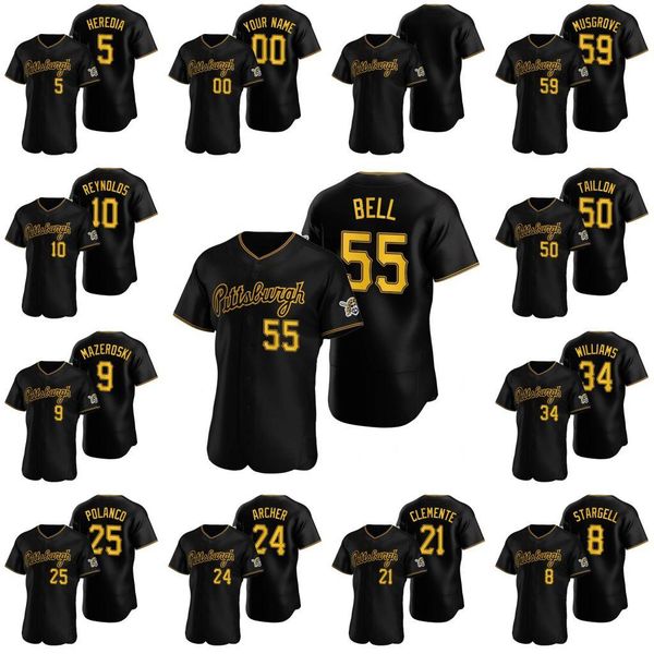 pittsburgh pirates men #24 chris archer 55 josh bell 8 willie stargell custom women youth black authentic 2020 alternate jersey, Blue;black
pittsburgh pirates men #24 chris archer 55 josh bell 8 willie stargell custom women youth black authentic 2020 alternate jersey, Blue;black