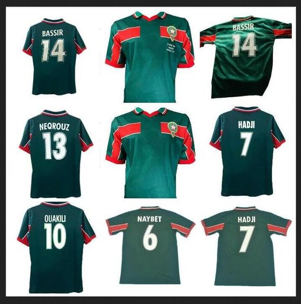 1998 morocco retro soccer jersey 98 99 maroc hadji bassir ouakili neqrouz abrami vintage classic old football shirts mbtrsl, Black;yellow
1998 morocco retro soccer jersey 98 99 maroc hadji bassir ouakili neqrouz abrami vintage classic old football shirts mbtrsl, Black;yellow