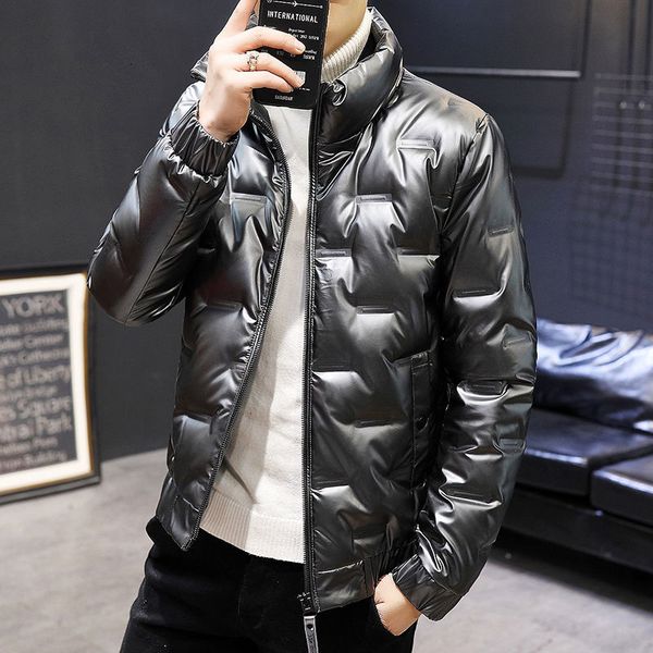 2021 new men down jacket coat men's short winter wear stand-up collar fashion shiny, Black
2021 new men down jacket coat men's short winter wear stand-up collar fashion shiny, Black