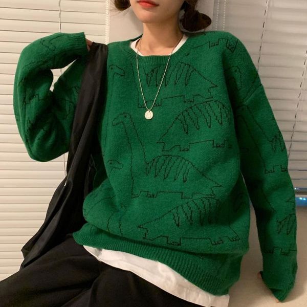 women's sweaters autumn winter harajuku sweater women cute cartoon print oversized knitted pullover woman vintage jacquard loose jumpe, White;black
women's sweaters autumn winter harajuku sweater women cute cartoon print oversized knitted pullover woman vintage jacquard loose jumpe, White;black