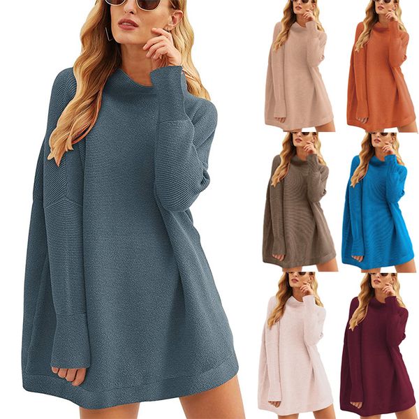 2021 autumn and winter new european and american fashion women's pullover turtleneck loose knitted sweater women, White;black
2021 autumn and winter new european and american fashion women's pullover turtleneck loose knitted sweater women, White;black
