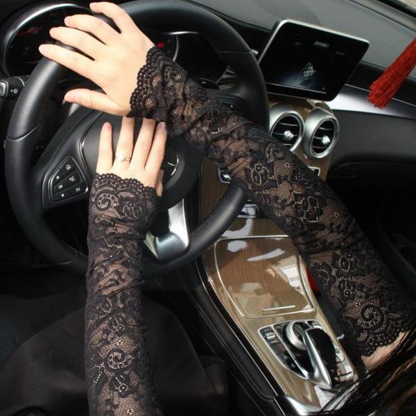 five fingers gloves sun protection female scar cover elbow sleeve thin section lace arm silk cuff fake z4f7, Blue;gray
five fingers gloves sun protection female scar cover elbow sleeve thin section lace arm silk cuff fake z4f7, Blue;gray