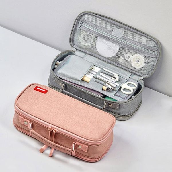 pencil bags canvas zipper stationery case large capacity pen multi-functional supplies for school students holding pens
pencil bags canvas zipper stationery case large capacity pen multi-functional supplies for school students holding pens