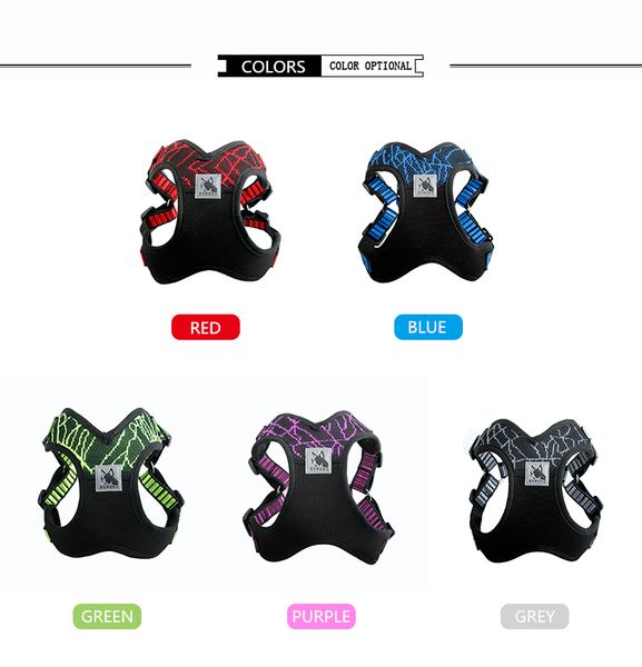 adjustable dog harness pet reflective vest walking lead leash for puppy polyester mesh harness for small medium big dog ing
adjustable dog harness pet reflective vest walking lead leash for puppy polyester mesh harness for small medium big dog ing