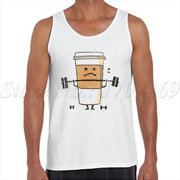 strong coffee funny design men tank cartoon vest hipster o neck casual basic male singlets, White;black
strong coffee funny design men tank cartoon vest hipster o neck casual basic male singlets, White;black