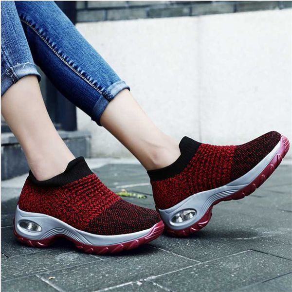 women shoes sneakers fashion trainers orthopedic walking outdoor platform casual sock chunky slip on mujer knited light weigh
women shoes sneakers fashion trainers orthopedic walking outdoor platform casual sock chunky slip on mujer knited light weigh