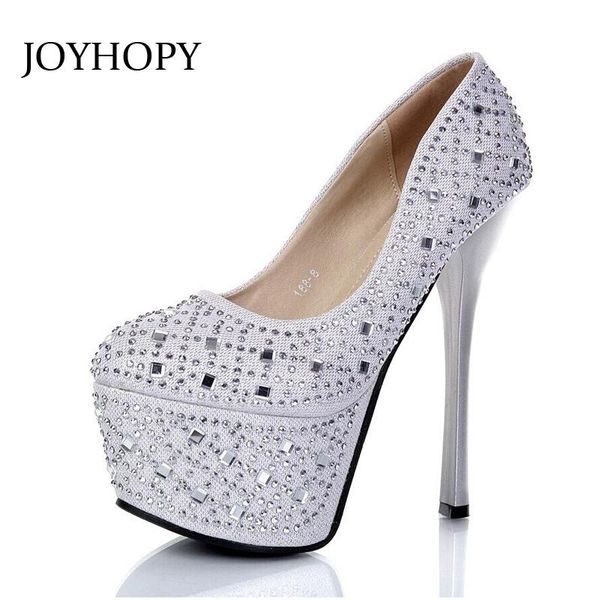 dress shoes joyhopy 2021 16cm super high heels women nightclub platform round toe pumps ladies wedding crystal wp1113, Black 
dress shoes joyhopy 2021 16cm super high heels women nightclub platform round toe pumps ladies wedding crystal wp1113, Black
