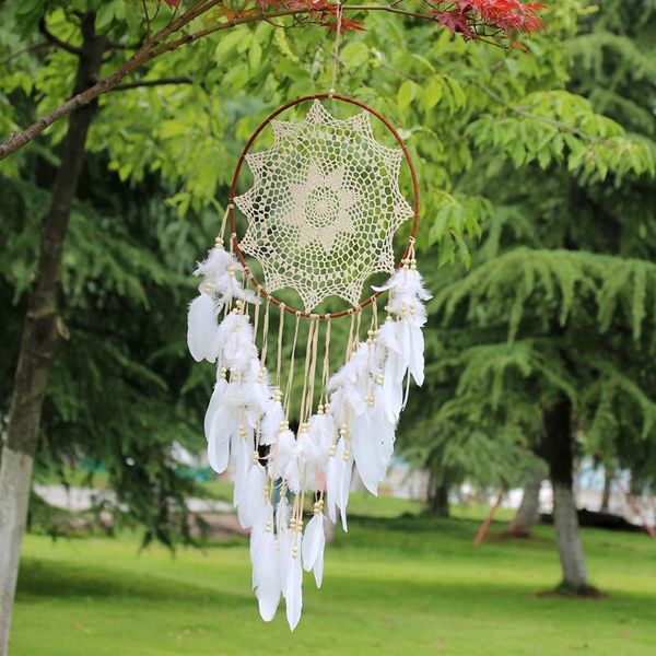 decorative objects & figurines handmade lace dreamcatcher feather bead hanging decoration ornament gift weaving angle wind chimes
decorative objects & figurines handmade lace dreamcatcher feather bead hanging decoration ornament gift weaving angle wind chimes