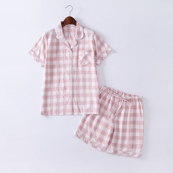2021 new women's cotton summer pajamas, housewear, jacquard, plaid, leisure, single, long short sleeve, lapel, spring and autumn on1x, Black;brown
2021 new women's cotton summer pajamas, housewear, jacquard, plaid, leisure, single, long short sleeve, lapel, spring and autumn on1x, Black;brown