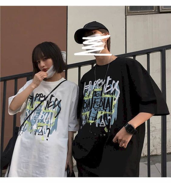 summer 2021 korean ins retro graffiti letter printed loose student short-sleeve punk harajuku shirt 9b4t, White
summer 2021 korean ins retro graffiti letter printed loose student short-sleeve punk harajuku shirt 9b4t, White