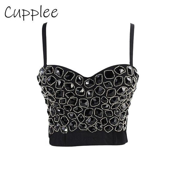 women's tanks & camis cupplee crystal decor women spandex crop spaghatti strap bustier inner tube cami corset bralette black blue r, White
women's tanks & camis cupplee crystal decor women spandex crop spaghatti strap bustier inner tube cami corset bralette black blue r, White