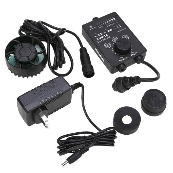 slw-10 sine wave flow wave maker quiet pump 10000lph aquarium us plug