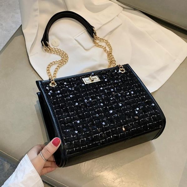 shoulder bags sequins square large tote bag 2021 fashion high-quality wool women's designer handbag travel chain messenger
shoulder bags sequins square large tote bag 2021 fashion high-quality wool women's designer handbag travel chain messenger