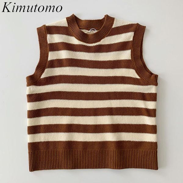 women's vests kimutomo vintage striped knit vest women autumn 2021 hong kong style ladies o-neck sleeveless knitwear korean fashion, Black;white
women's vests kimutomo vintage striped knit vest women autumn 2021 hong kong style ladies o-neck sleeveless knitwear korean fashion, Black;white