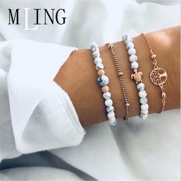 charm bracelets mling vintage tortoise tree of life stone beads bracelet for women bangle female fashion jewelry, Golden;silver
charm bracelets mling vintage tortoise tree of life stone beads bracelet for women bangle female fashion jewelry, Golden;silver