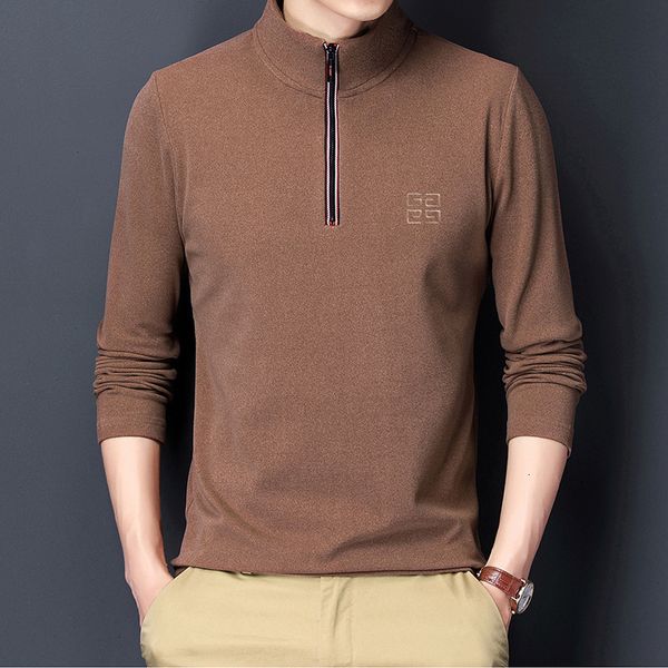 autumn and winter men's fashion casual korean sweater half zipper embroidered warm outer bottom shirt, Black
autumn and winter men's fashion casual korean sweater half zipper embroidered warm outer bottom shirt, Black