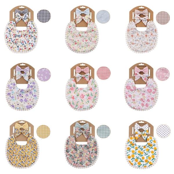 bibs & burp cloths 2 pcs baby headbands+ 1 pc saliva towel kit born floral print double side bandana feeding smock stuff hair band set
bibs & burp cloths 2 pcs baby headbands+ 1 pc saliva towel kit born floral print double side bandana feeding smock stuff hair band set