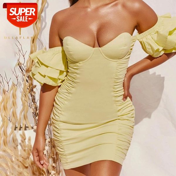 elegant strapless butterfly sleeves women's dress off shoulder female bodycon mini dress high street pleated solid dresses #gm47, White;black
elegant strapless butterfly sleeves women's dress off shoulder female bodycon mini dress high street pleated solid dresses #gm47, White;black