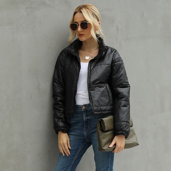 winter thick warm short parkas women fashion black lightweight coats elegant zipper cotton jackets female ladies outwear 210603
winter thick warm short parkas women fashion black lightweight coats elegant zipper cotton jackets female ladies outwear 210603