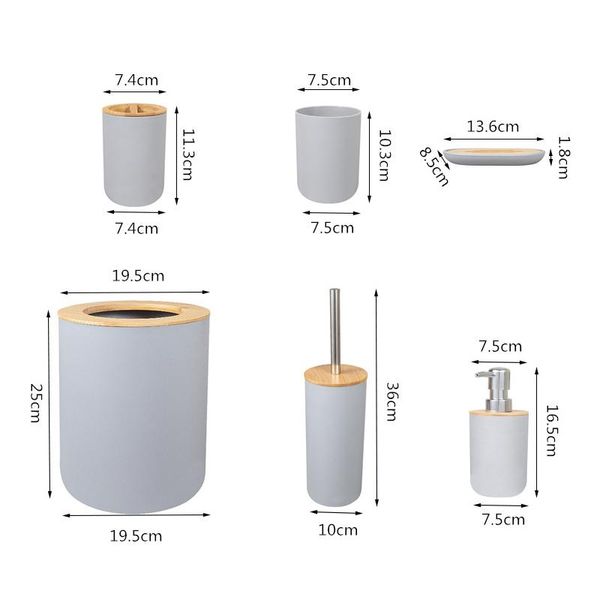set of 6 plastic bathroom accessories set toothbrush holder toothpaste dispenser case soap box shower storage black
set of 6 plastic bathroom accessories set toothbrush holder toothpaste dispenser case soap box shower storage black