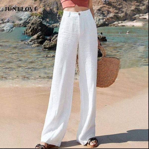 summer korea fashion women pants plus size high waist thin cotton linen wide leg pants all matched casual straight trousers, Black;white
summer korea fashion women pants plus size high waist thin cotton linen wide leg pants all matched casual straight trousers, Black;white