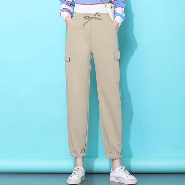 women's pants & capris women 2021 spring summer fashion female solid color high waist loose cargo casual ankle-length, Black;white
women's pants & capris women 2021 spring summer fashion female solid color high waist loose cargo casual ankle-length, Black;white