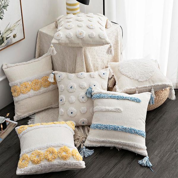 cushion/decorative pillow boho fringe accent cushionplush throw cover with tassels geometric moroccan style bohemia macrame home sofa decor
cushion/decorative pillow boho fringe accent cushionplush throw cover with tassels geometric moroccan style bohemia macrame home sofa decor
