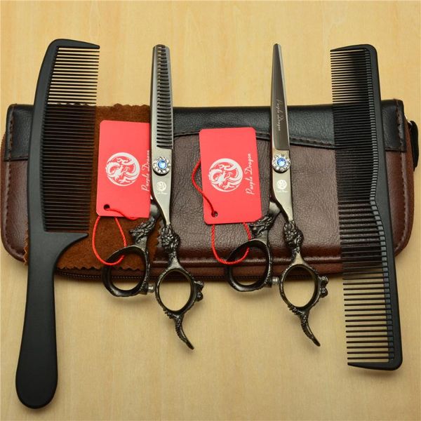 hair scissors 4pcs set 9004# 6'' big dragon carve black colour hairdressing combs + cutting +thinning shears human suit
hair scissors 4pcs set 9004# 6'' big dragon carve black colour hairdressing combs + cutting +thinning shears human suit
