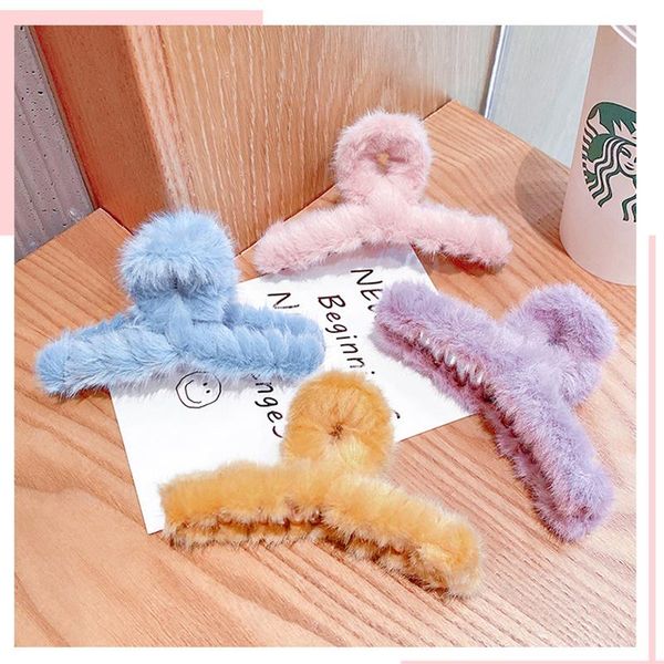 hair accessories 1pcs korean winter plush elegant clips hairpins barrette headwear for women girls soft
hair accessories 1pcs korean winter plush elegant clips hairpins barrette headwear for women girls soft