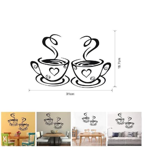 wall stickers double coffee cups sticker pvc art decals adhesive kitchen room decor stock
wall stickers double coffee cups sticker pvc art decals adhesive kitchen room decor stock