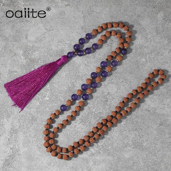 pendant necklaces oaiite long rudraksha necklace women 108 unique 8mm natural stone meditation knotted bead yoga prayer mala, Silver
pendant necklaces oaiite long rudraksha necklace women 108 unique 8mm natural stone meditation knotted bead yoga prayer mala, Silver