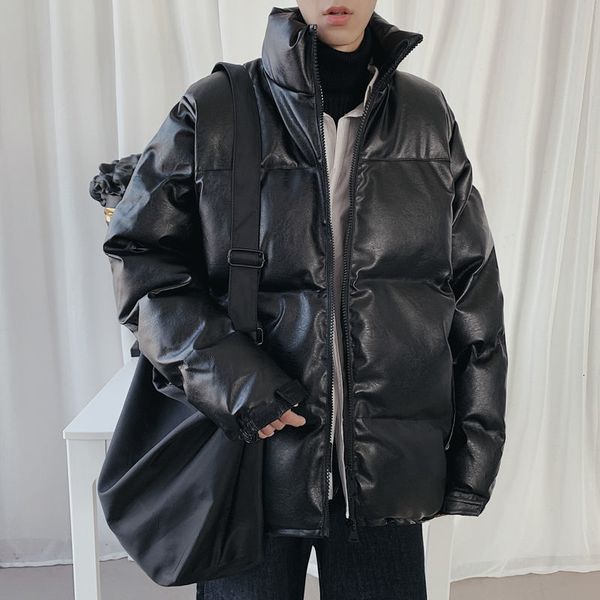 2021 new winter black leather men's warm fashion casual short coat men parka streetwear thick motorcycle jacket mens clothes s-5xl eg4l
2021 new winter black leather men's warm fashion casual short coat men parka streetwear thick motorcycle jacket mens clothes s-5xl eg4l