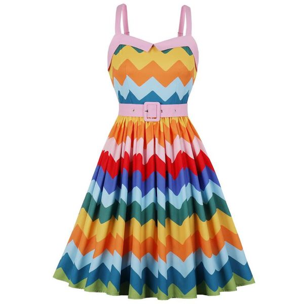 casual dresses plus size rockabilly tunic 50s 60s rainbow floral print women spaghetti strap dress summer vacation vintage swing, Black;gray
casual dresses plus size rockabilly tunic 50s 60s rainbow floral print women spaghetti strap dress summer vacation vintage swing, Black;gray