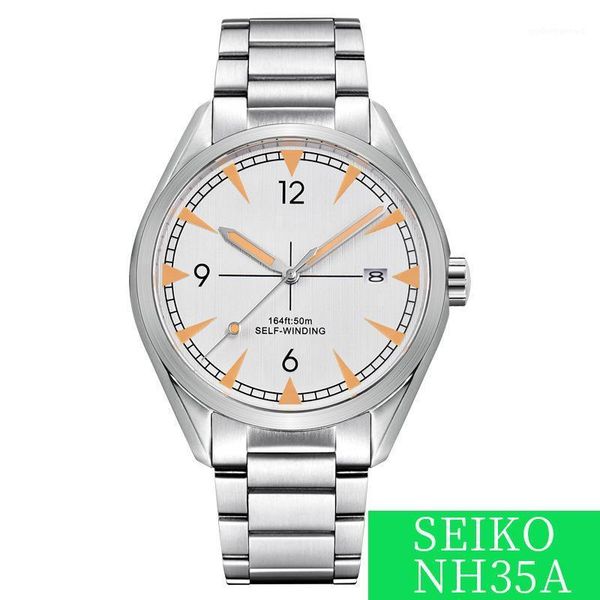 wristwatches 41mm forsining automatic mechanical watch nh35a movement self winding waterproof men's, Slivery;brown
wristwatches 41mm forsining automatic mechanical watch nh35a movement self winding waterproof men's, Slivery;brown