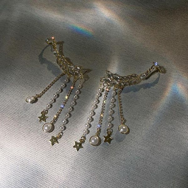 dangle & chandelier temperament female personality rhinestones imitation pearl long tassel earrings vintage fashion women's jewelry acc, Silver
dangle & chandelier temperament female personality rhinestones imitation pearl long tassel earrings vintage fashion women's jewelry acc, Silver